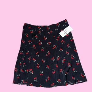 Reformation cherry skirt
